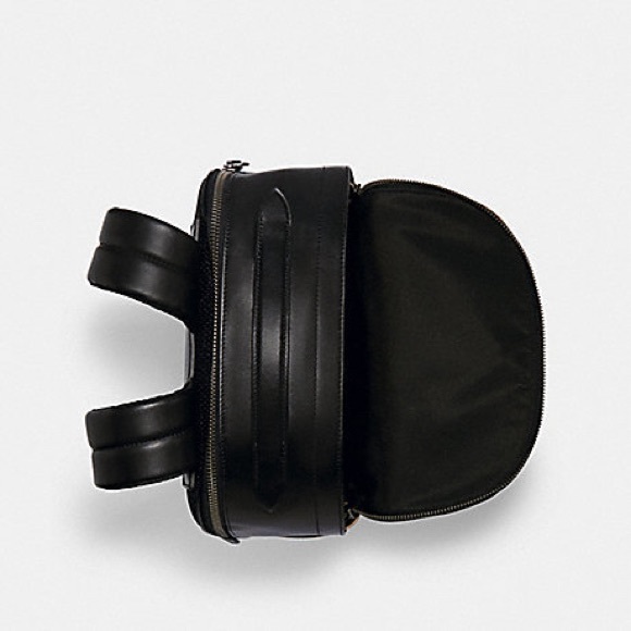 Coach Graham Backpack in Signature Canvas with Varsity Stripe - Picture 3 of 3